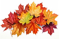 Leaves autumn maple plant. AI generated Image by rawpixel.