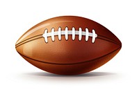 Football sports american football white background. 