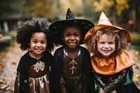 Halloween child kid jack-o'-lantern. 