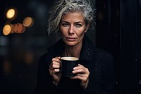 Coffee drink photography portrait. 