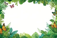 Backgrounds rainforest butterfly outdoors. AI generated Image by rawpixel.