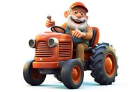 Tractor vehicle wheel white background. AI generated Image by rawpixel.