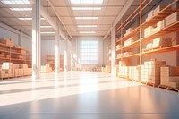 Warehouse architecture building delivering. AI generated Image by rawpixel.