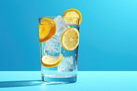 Lemon glass cocktail lemonade. AI generated Image by rawpixel.