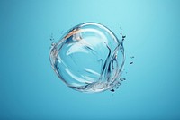 Sphere bubble water transparent. AI generated Image by rawpixel.