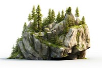 Tree rock fir outdoors. AI generated Image by rawpixel.
