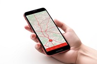 Phone hand map portability. AI generated Image by rawpixel.