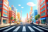 Street city architecture cityscape. AI generated Image by rawpixel.