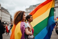 Flag rainbow parade pride. 