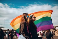 Rainbow glasses adult women. 