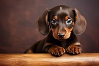 Animal puppy dachshund mammal. 