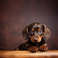 Animal puppy dachshund mammal. 