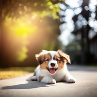 Animal puppy mammal dog. AI generated Image by rawpixel.