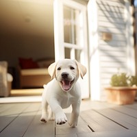 Animal puppy dog outdoors. 