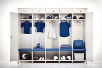 Football room furniture closet. 