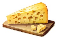 Cheese food parmigiano-reggiano white background. AI generated Image by rawpixel.