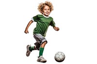 Football kicking sports soccer. AI generated Image by rawpixel.