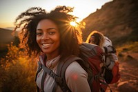 Hiking recreation adventure backpack. 