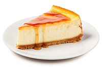 Cheesecake dessert plate food. AI generated Image by rawpixel.