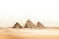 Architecture pyramid archaeology tranquility. AI generated Image by rawpixel.
