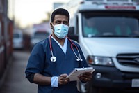 Car vehicle doctor adult. AI generated Image by rawpixel.