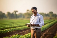 Field adult farm man. 