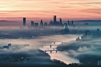 City architecture pollution cityscape. 