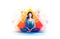 Meditating adult women yoga. AI generated Image by rawpixel.