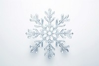 Snowflake white white background celebration. AI generated Image by rawpixel.