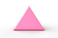 Triangle pink white background simplicity. AI generated Image by rawpixel.
