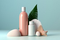 Bottle invertebrate container cosmetics. AI generated Image by rawpixel.