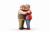 Hugging portrait smiling cartoon. AI generated Image by rawpixel.