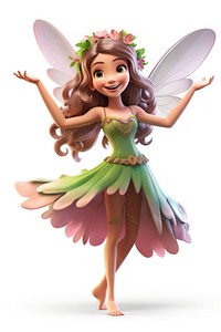 Cartoon fairy doll toy. 