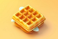 Waffle food accessories medication. AI generated Image by rawpixel.