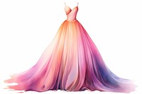 Gown wedding fashion dress. AI generated Image by rawpixel.