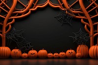 Halloween backgrounds anthropomorphic jack-o'-lantern. 