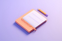 Diary pen accessories calculator. AI generated Image by rawpixel.
