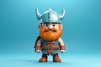 Viking figurine toy representation.