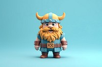 Viking figurine toy representation. 