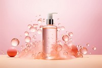 Cosmetics perfume bottle bubble. AI generated Image by rawpixel.