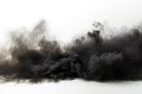 Smoke black monochrome explosion. AI generated Image by rawpixel.