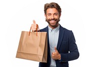 Shopping bag holding adult. AI generated Image by rawpixel.