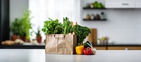 Vegetable bag kitchen plant. AI generated Image by rawpixel.