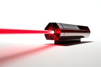 Red laser light technology lighting. AI generated Image by rawpixel.