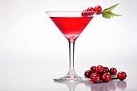 Martini cocktail cherry fruit. AI generated Image by rawpixel.