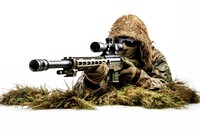 Sniper soldier weapon photo gun. AI generated Image by rawpixel.