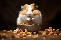 Hamster animal mammal rodent. AI generated Image by rawpixel.