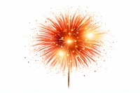 Fireworks sparks white background illuminated. AI generated Image by rawpixel.