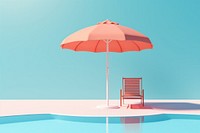 Umbrella furniture chair beach. 