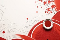 Backgrounds pattern red abstract, digital paint illustration. AI generated image